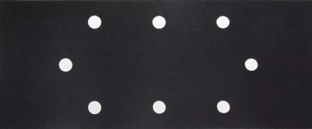 Лист шлиф. универсал. URAGAN &quot;Оптимален для твердых пород дерева&quot; 8 отверстий по линии, для ПШМ, P180, 93х230мм, 50шт 907-22102-180-50 купить в Губкинске