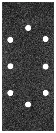 Лист шлиф. универсал. URAGAN &quot;Оптимален для мягких пород дерева&quot; 8 отверстий по линии, для ПШМ, P40, 93х230мм, 10шт 907-22102-040-10 купить в Губкинске