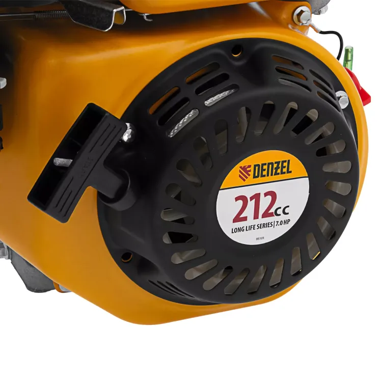 Двигатель бензиновый Denzel RX-17K, 7 л.с., 212 см3, горизонтальный вал шпонка 19 мм 95101 купить в Губкинске