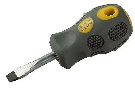 Отвертка STAYER &quot;PROFESSIONAL&quot; &quot;MAX-GRIP&quot; слесарная, Cr-V, намагниченная, SL 6,5х38мм 2580-38-6.0 G купить в Губкинске