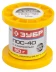 Припой ЗУБР, ПОС 40, трубка с канифолью, 50г, 1мм 55451-050-10C купить в Губкинске
