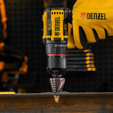 Сверло ступенчатое Denzel 723616, 4-6-8-10-12-14-16-18-20-22-24-26-28-30-32 мм, Р6М5К5, 6-гр. хвостовик купить в Губкинске