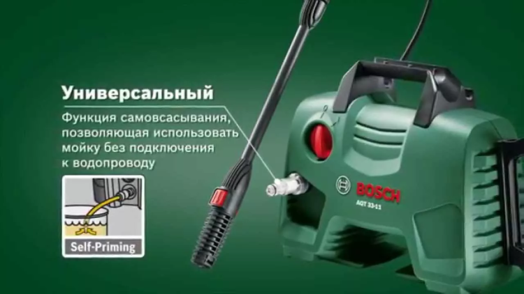 Минимойка-мойка высокого давления Bosch AQT 33-11 купить в Губкинске