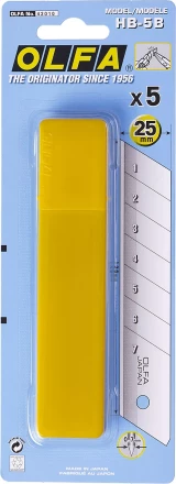 Лезвие OLFA сегментированное, 25х126х0,7мм, 5шт OL-HB-5B купить в Губкинске