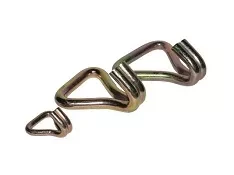 Крюки J-образные двойные для стяжных ремней р-н 5 тонн лента 50 мм сталь купить в Губкинске