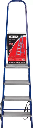 Лестница-стремянка стальная, 5 ступеней, 101 см, MIRAX 38800-05 купить в Губкинске