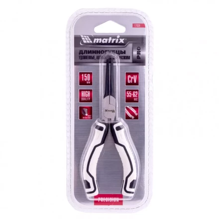 Длинногубцы Mini удлиненные 150 мм авторазжим Pro Matrix 17834 купить в Губкинске