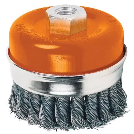 Щетка чашечная для шлифмашин сталь 80мм M14 S-T Кратон 1 11 02 002 купить в Губкинске