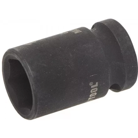 Торцовая головка KRAFTOOL &quot;INDUSTRIE QUALITAT&quot; ударная (1/2&quot;), FLANK, Cr-Mo, фосфатированная, 16 мм 27940-16_z01 купить в Губкинске