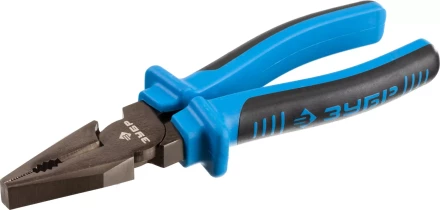 Плоскогубцы комбинированные ЗУБР эксцентриковое расположение шарнира, особостойкое спец. покрытие Н12Х1 (никель/хром), двухкомп рукоятки, 180мм 2201-1-18_z01 купить в Губкинске
