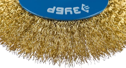 ЗУБР &quot;ПРОФЕССИОНАЛ&quot;. Щетка коническая для УШМ, витая латунированная стальная проволока 0,3мм, 115ммхМ14 35267-115_z02 купить в Губкинске