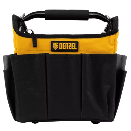 Переноска для инструмента, 260х240х300 мм, 22 кармана, наплечный ремень// Denzel 90294 купить в Губкинске