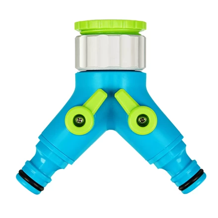 Разветвитель двухканальный Palisad Luxe 65774 с внутренней резьбой 3/4-1, с переключателем купить в Губкинске