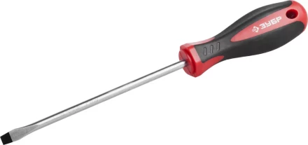 Отвертка ЗУБР &quot;МАСТЕР&quot;, Cr-v, эргономичная двухкомпонентная рукоятка, SL6,5x150мм 25061-6.5-150_z02 купить в Губкинске