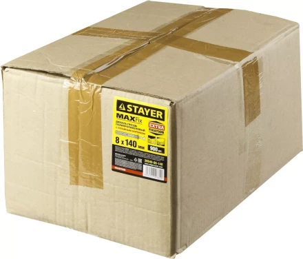 Дюбель-гвоздь полипропиленовый, потайный бортик, 8 x 140 мм, 500 шт, STAYER Master 30640-08-140 30640-08-140 купить в Губкинске