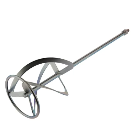 Насадка для миксера Сибртех, для тяжелых растворов, 140 х 590 мм, оцинкованная, хвостовик резьба М14, 848957 купить в Губкинске