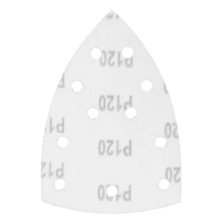 Треугольник абразивный на ворc. подложке под &quot;липучку&quot;, перф., P 120, 150х150х100 мм, 5 шт. Denzel 738627 купить в Губкинске