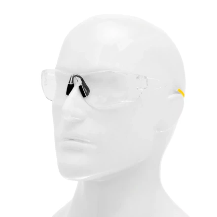 Очки защитные открытые Denzel 89198, поликарбонатные, прозрачная линза купить в Губкинске
