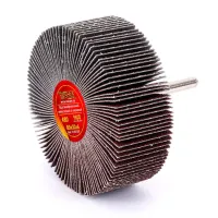 Круг MESSER шлифовальный лепестковый с оправкой (на шпильке) 80х30х6 #80