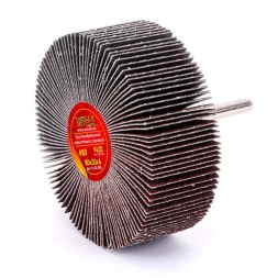 Круг MESSER шлифовальный лепестковый с оправкой (на шпильке) 80х30х6 #80