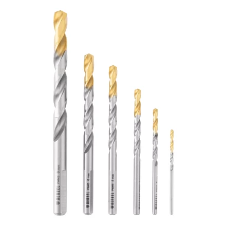 Набор сверл по металлу Denzel, 2-8мм, Р6М5-TiN, Golden Tip, 6 шт, 723000 купить в Губкинске