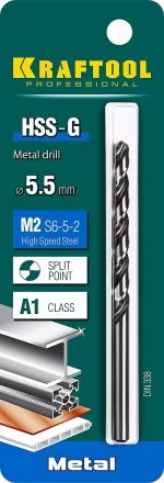 Сверла по металлу HSS-G Оберон 29651-5.5 купить в Губкинске