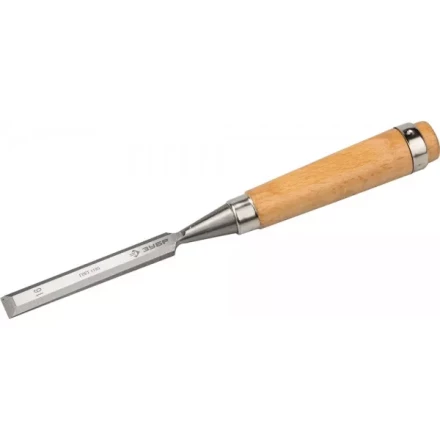 Стамеска-долото ЗУБР &quot;ЭКСПЕРТ&quot; с деревянной ручкой, хромованадиевая, 16мм 18096-16 купить в Губкинске