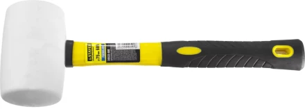 Киянка STAYER "PROFI" резиновая БЕЛАЯ, с фиберглассовой ручкой, 680г 20533-680 купить в Губкинске