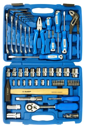 Универсальный набор инструмента 58 предм серия ЭКСПЕРТ купить в Губкинске
