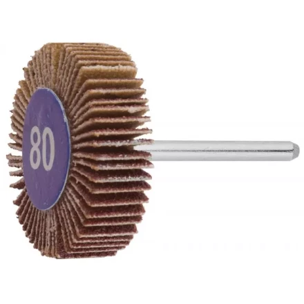 Круг ЗУБР веерный на шпильке, P 80, d 32x10x3,2 мм, L 45мм, 1шт 35934 купить в Губкинске