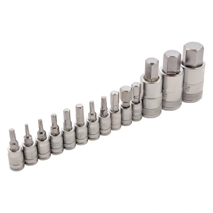 Набор инструментов 115 предметов, 120 зубьев, CrV, 1/4", 1/2" Gross 14152 купить в Губкинске