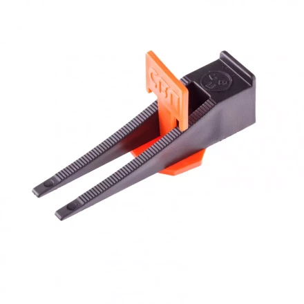 Система выравнивания плитки СВП - комплект: зажим + клин 250/250 шт Сибртех 88075 купить в Губкинске