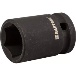 Торцовая головка KRAFTOOL "INDUSTRIE QUALITAT" ударная (1/2"), FLANK, Cr-Mo, фосфатированная, 17 мм 27940-17_z01