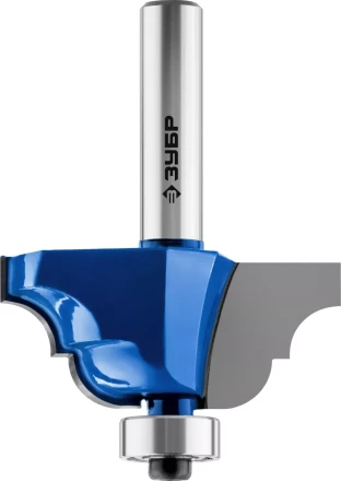 ЗУБР 42.8 x 19 мм, радиус 6.3 мм, фреза кромочная калевочная №4, Профессионал (28705-42.8) купить в Губкинске