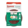 Круг шлиф. самосцепляющийся HAMMER 125мм P80 8отв. купить в Губкинске