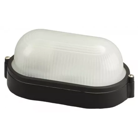 Светильник уличный СВЕТОЗАР влагозащищенный, овал, цвет черный, 60Вт SV-57201-B купить в Губкинске