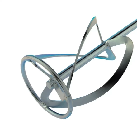 Насадка для миксера Сибртех 848977, для легких растворов, 120 х 590 мм, оцинкованная, хвостовик резьба М14 купить в Губкинске