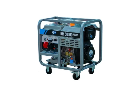 Генератор дизельный TOR KM5000D 5,0 кВт 380В/1,6 кВт 220В 15 л с электростартером 1025964 купить в Губкинске
