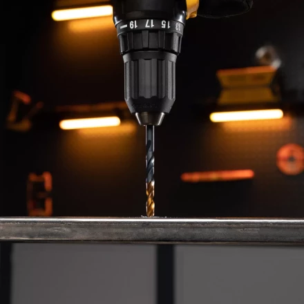 Сверло по металлу Denzel, 6 мм, HSS-Tin, Golden Tip, 10 шт. 717215 купить в Губкинске