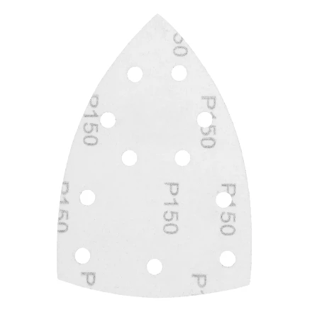 Треугольник абразивный на ворc. подложке под &quot;липучку&quot;, перф., P 150, 150х150х100 мм, 5 шт. Denzel 738637 купить в Губкинске