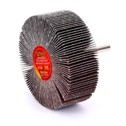 Круг MESSER шлифовальный лепестковый с оправкой (на шпильке) 80х30х6 #100