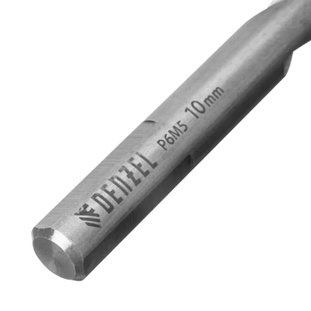 Набор сверл по металлу Denzel 723001, 1-10 мм, Р6М5-TiN, Golden Tip, 10 шт купить в Губкинске