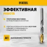Набор сверл по металлу Denzel 723001, 1-10 мм, Р6М5-TiN, Golden Tip, 10 шт купить в Губкинске
