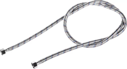 Подводка гибкая ЗУБР для воды, оплетка из нержавеющей стали, г/г 1/2&quot; - 1,8м 51005-G/G-180 купить в Губкинске