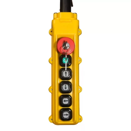 Пульт управления для талей CD (4 кнопки + пуск + аварийный бутон 380в) 1001742 купить в Губкинске