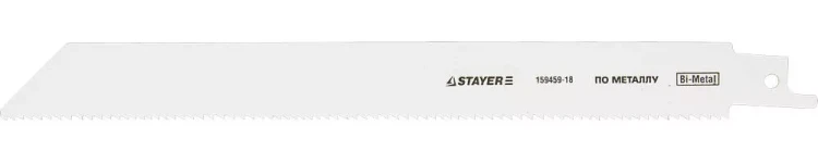 Полотно STAYER "PROFI" S1122EF для сабельной эл. ножовки Bi-Met, тонколистовой, профильн металл, нерж сталь, цвет мет 159459-18 купить в Губкинске