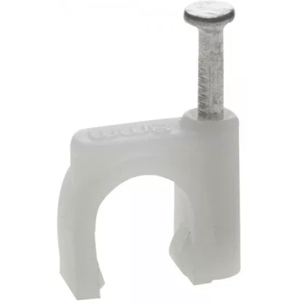 ЗУБР &quot;МАСТЕР&quot;. Скоба-держатель для круглого кабеля, с оцинкованным гвоздем, 9 мм, 40 шт 45111-09 купить в Губкинске