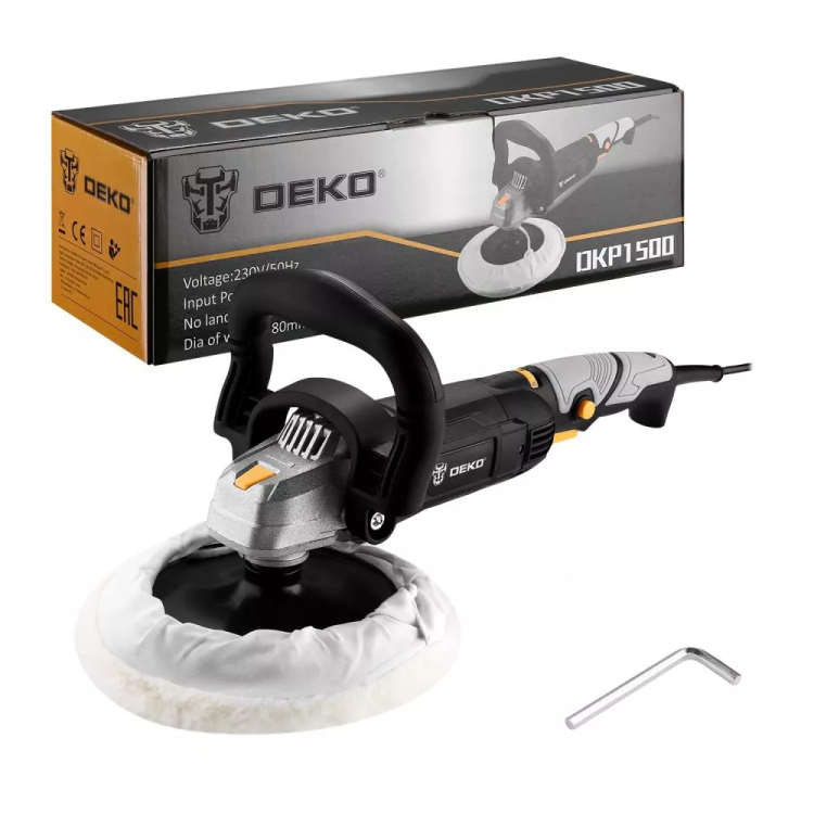 Шлифмашина полировальная DEKO DKP1500, 063-4184 купить в Губкинске