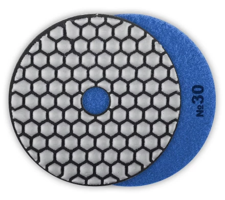 ЗУБР 100 мм, №30, сухое шлифование, алмазный гибкий шлифовальный круг АГШК, Профессионал (29868-030) купить в Губкинске