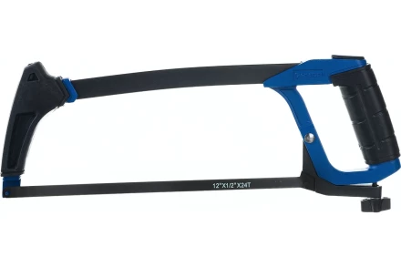 Ножовка ЗУБР "МАСТЕР" по металлу, биметаллическое полотно, усиленная рамка, металлическая обрезиненная ручка, 300 м 15774_z02 купить в Губкинске